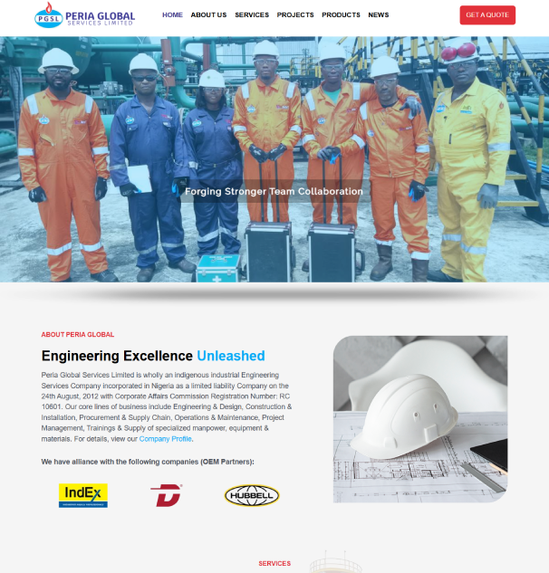 Peria Global Corporate Website